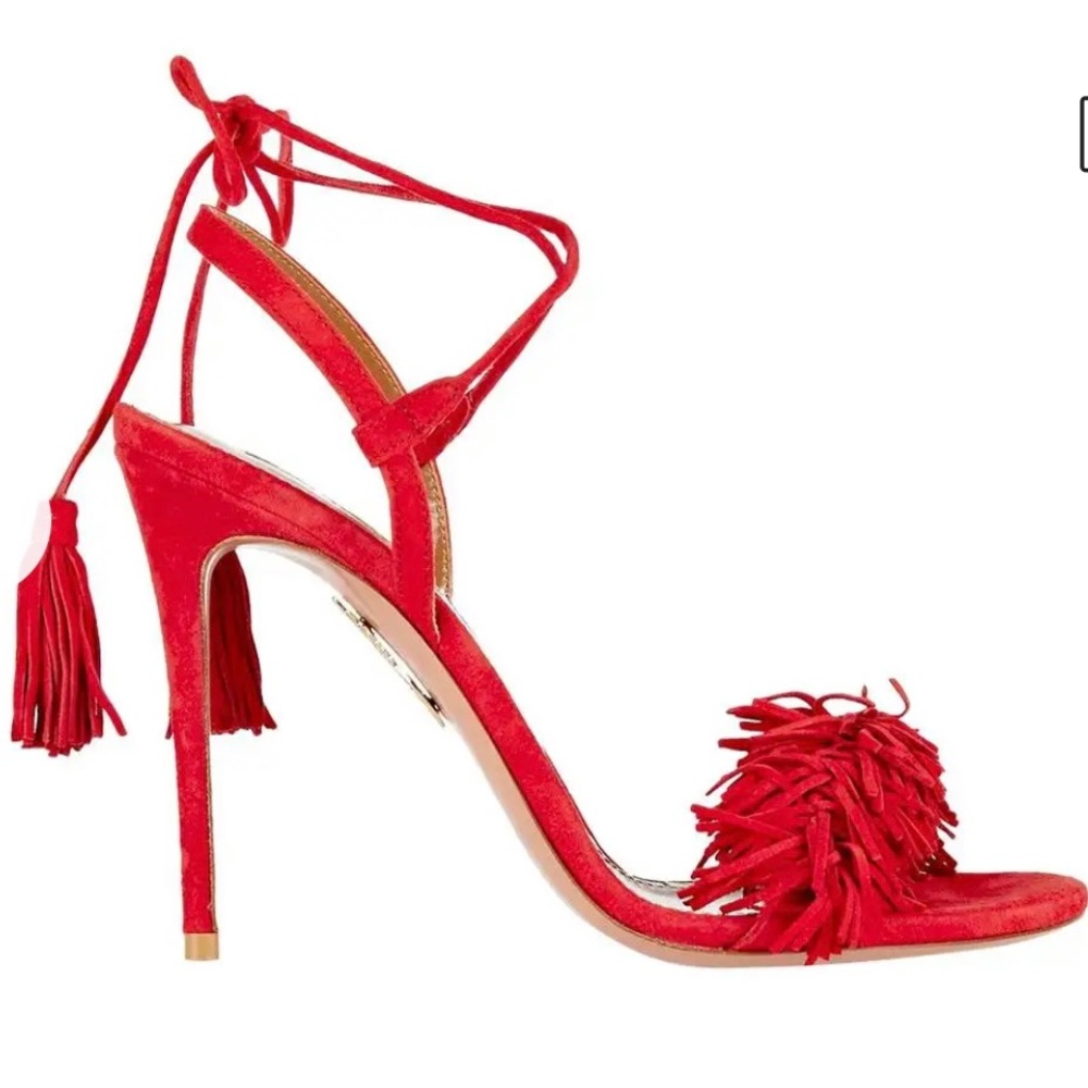 Aquazzura Wild Thing Fringed Suede
Sandals